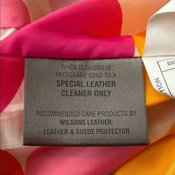 Like new Wilsons Leather Women's Orange Jacket - Picture 5 of 6